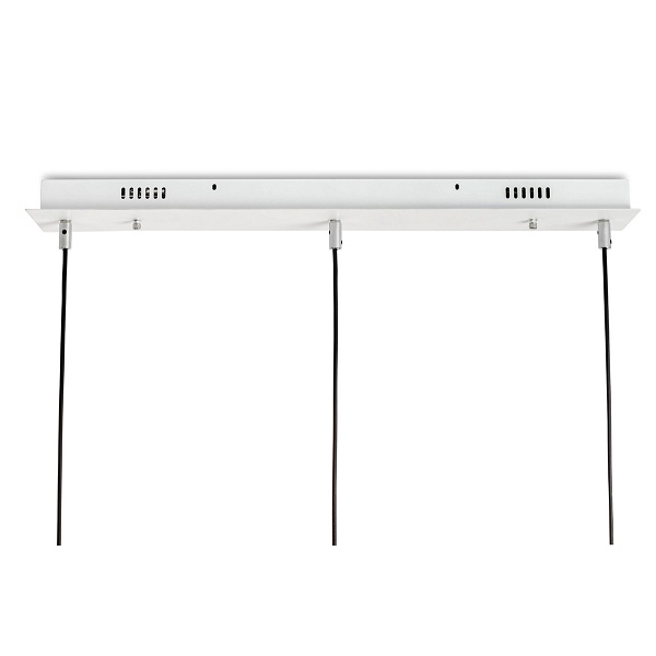 Lampa wisząca CAPRI LINE 3 złota - 180 LED, aluminium, szkło - Moosee